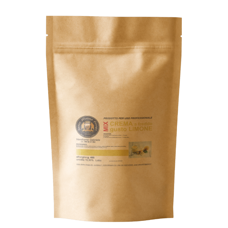 Mix crema a freddo gusto limone